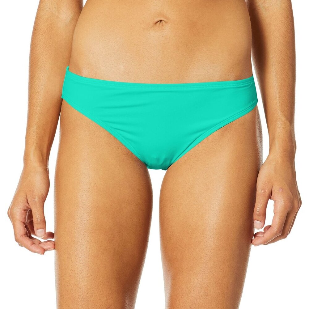 La Blanca Women's Island Goddess Solid Hipster Bottom Swimwear Seagreen 16